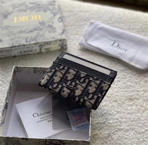 dior card holder fake
